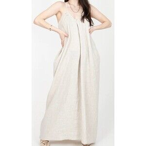Elegant Cream Maxi Dress
